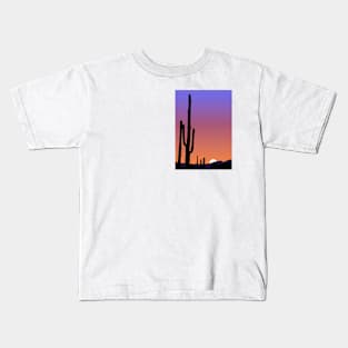 Desert sunset Kids T-Shirt